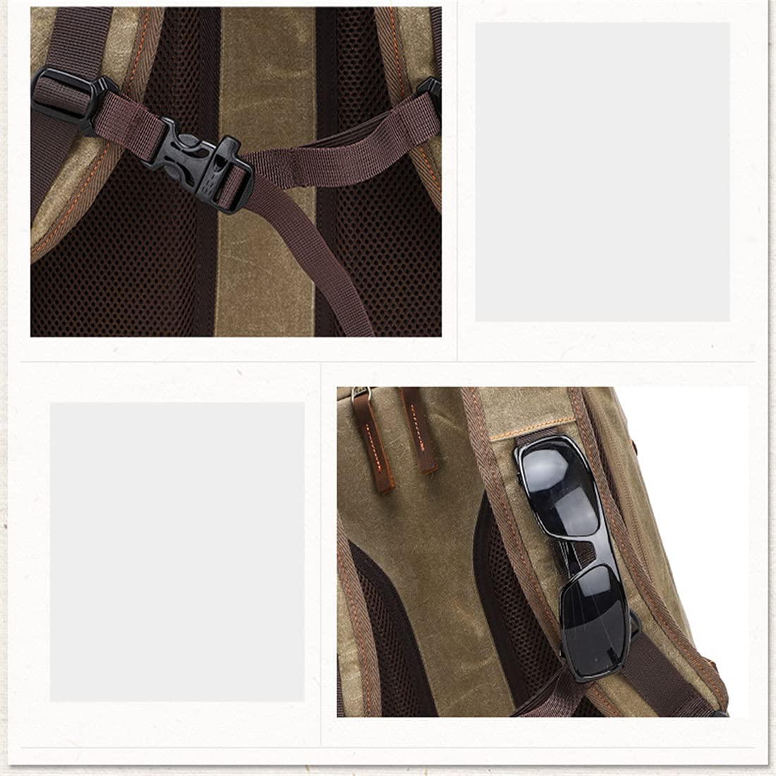 Camera Plecak, Unisex Wodoodporna sprzęt fotografia Gears Torba Case Do DSLR/SLR Soczewka Soczewki Tripod, Case Case Kompatybilny Dla Fotografa,Dark gray