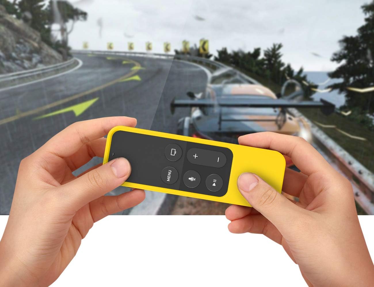 Special TiMOVO Protective Case Compatible for Apple TV 4K/4th Gen Remote, Anti Slip & Shock Proof Skin, Lightweight Soft Silicone Cover Fit Apple TV 4K Siri Remote Controller - Yellow Limited TiMOVO Protective Case Compatible for Apple TV 4K/4th Gen Remote, Anti Slip & Shock Proof Skin, Lightweight Soft Silicone Cover Fit Apple TV 4K Siri Remote Controller - Yellow