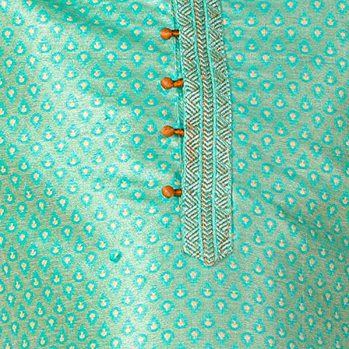 Image of Pro-Ethic Style Developer Kurta Pajama For Kids Boys | Silk | Traditional Dress (S-202)