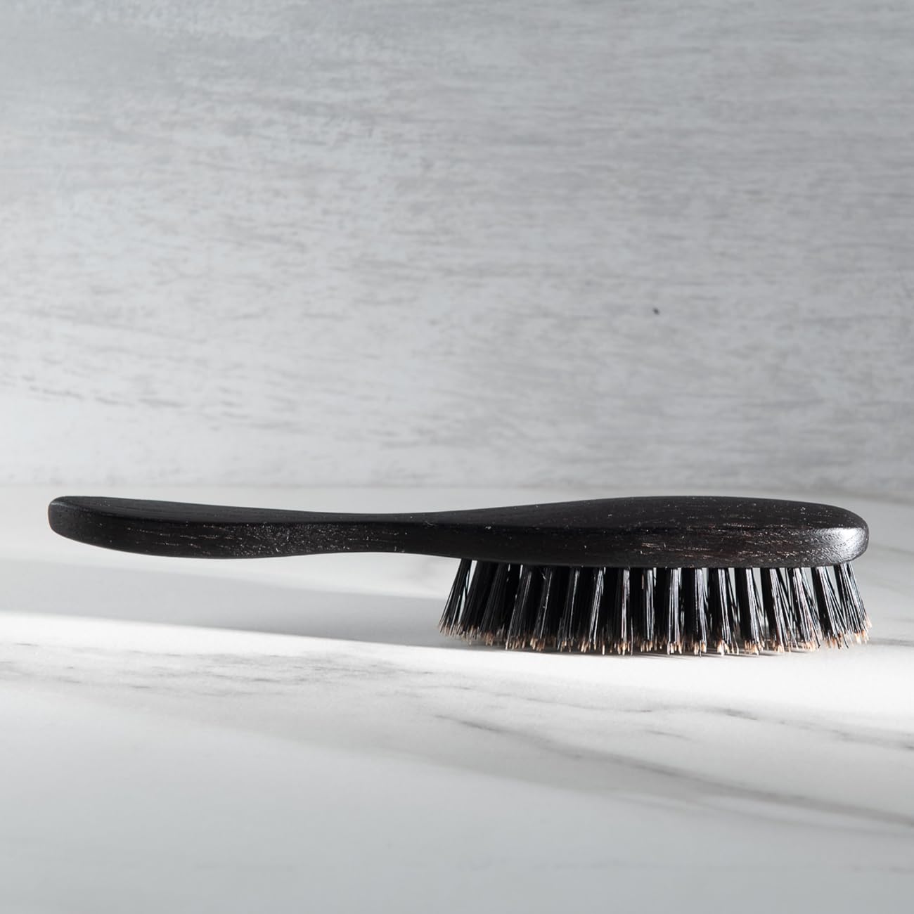 Cepillo de pelo con cerdas de jabalí de roble ahumado de alta calidad, para todas las longitudes de pelo, brillo natural, HOLZ-LEUTE