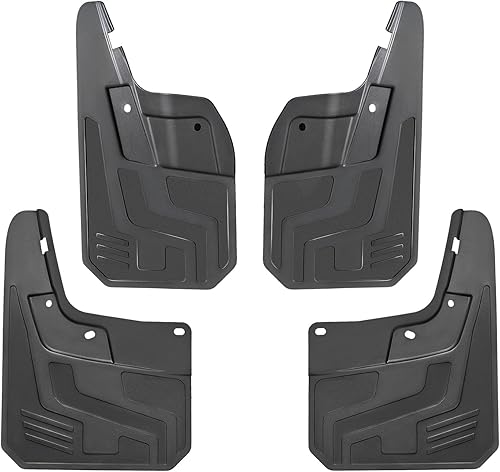 Miniatura 7 de Para 2023 Colorado Mud Flaps sin guardabarros delantero y trasero, no requiere perforación, compatible con Chevy Colorado sin Fender Flare 2023 2024