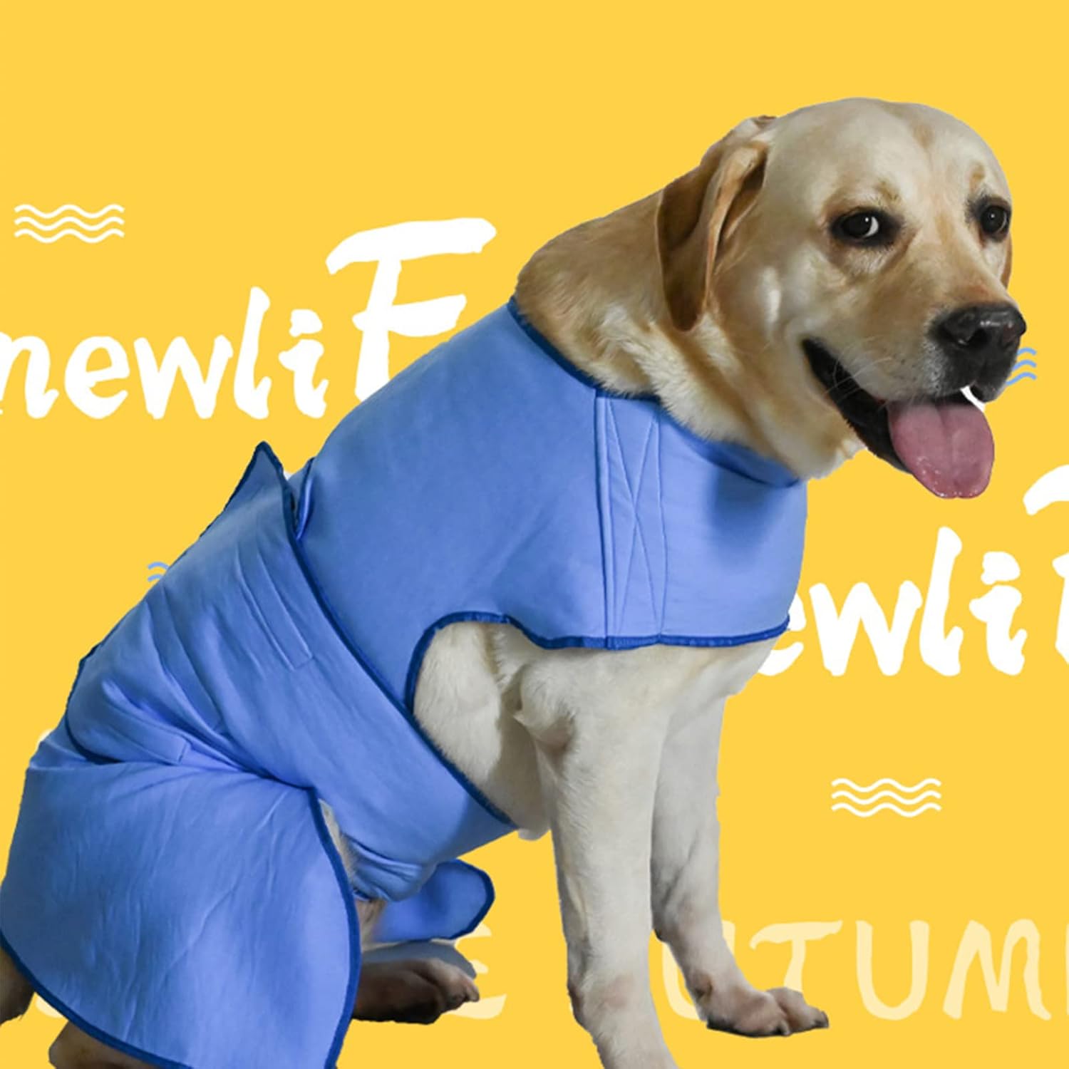 Cooling Vest for Dogs Longer Cooling Time Cooler Jacket Cool Fabric Applicable to All Breeds of Canines Cool Pet Cooler Vest for Walking Outdoor Training Adjustable