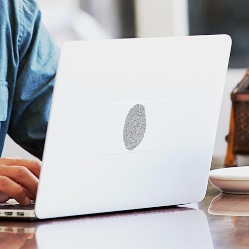 Miniatura 3 de CafePress Etiqueta engomada rectangular de huellas dactilares Rectángulo Parachoques