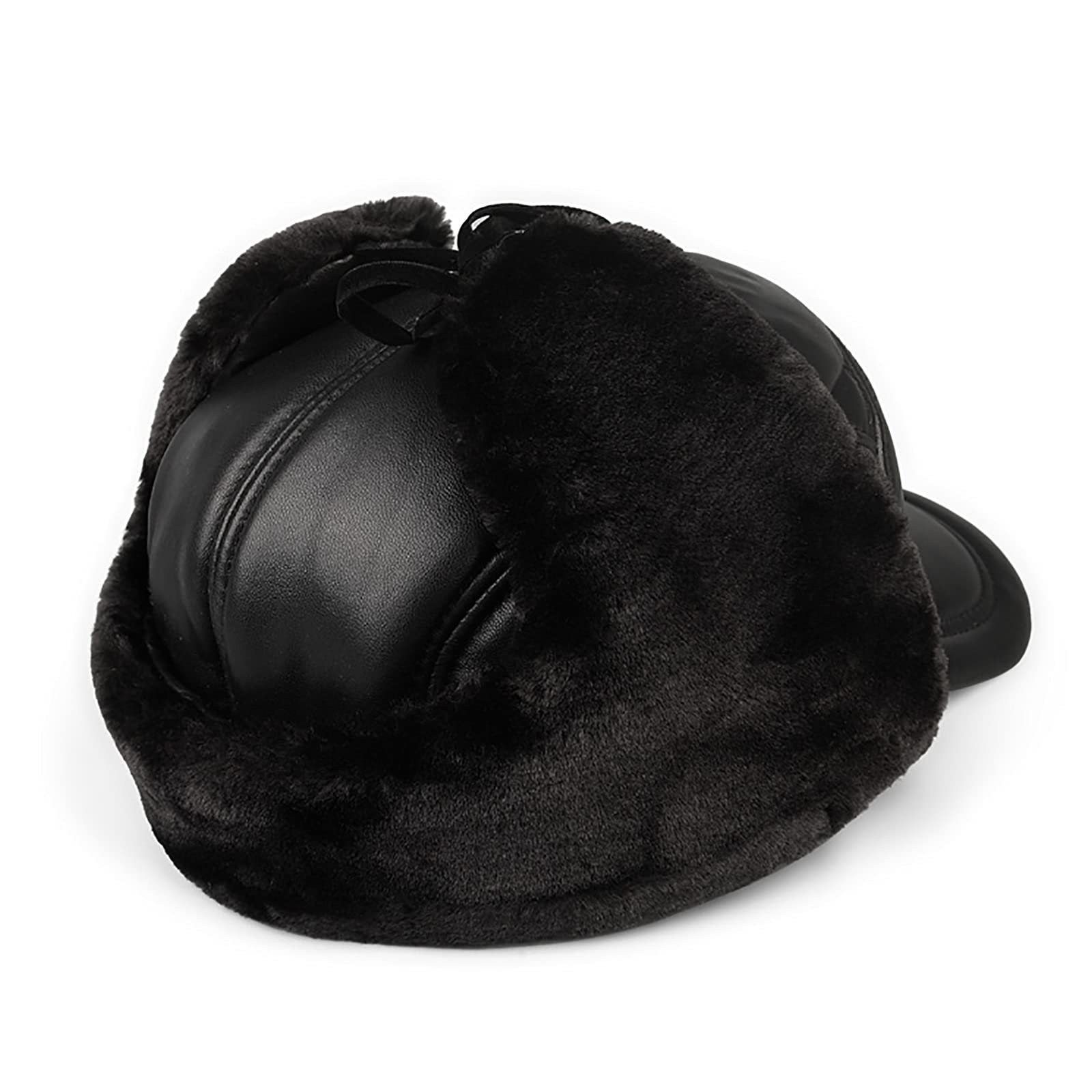 G&F Uomo Trooper Hoed Pelle Spessore Cappello Baseball con Paraorecchie, Bomberhats Antivento Inverno