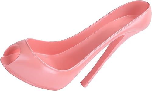Miniatura 4 de TOPINCN Estante de vino sintético botella de vino titular de exhibición innovadora Highheeled Shoe Shape Accesorios de decoración del hogar (rosa)