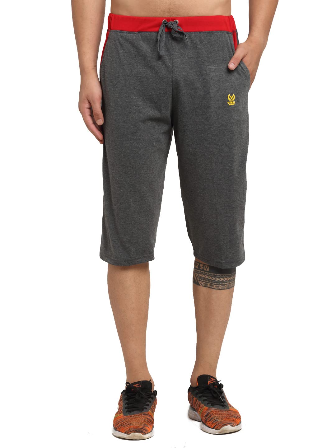 mack jonney Cotton Blended Regular Fit 3/4th Capri for Men-CC9_ANT__1-p-picture-16