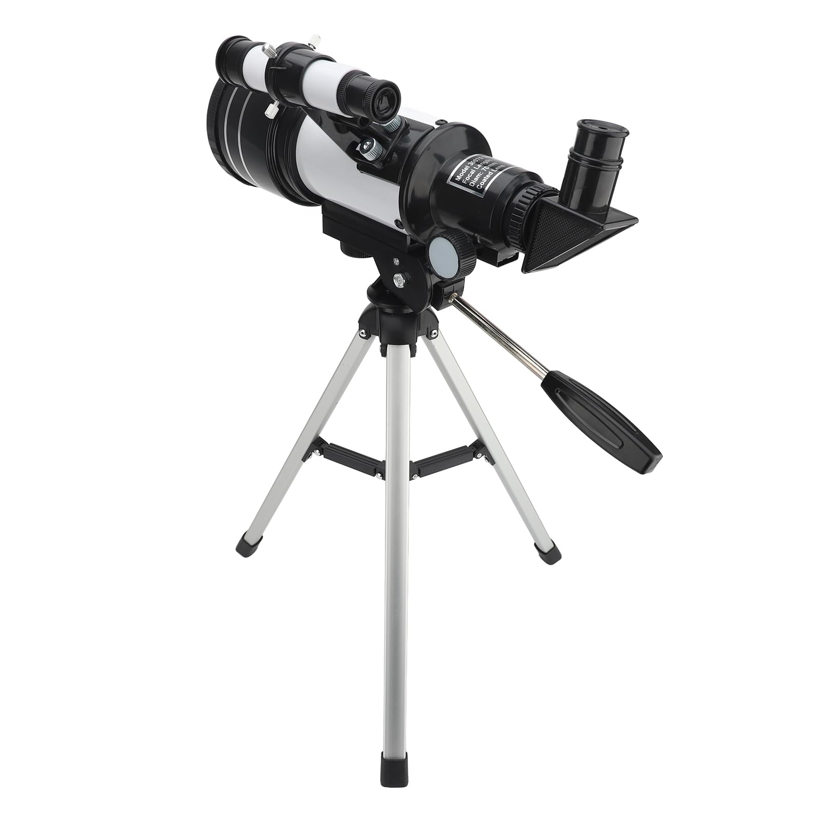 EMUKOEP Telescopio Rifrattore per Adulti con Apertura 70 Mm e Lunghezza 300 Mm F con Treppiede, per Principianti e Bambini, Regalo per gli Appassionati di Astronomia