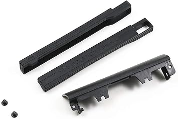 Replacement Hard Drive Caddy Cover + 7mm Isolation Rubber Rails for Dell Latitude E6540