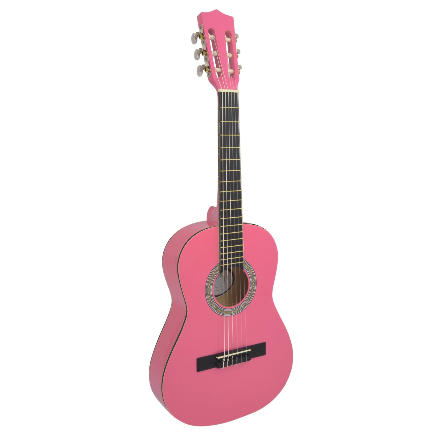 Gitara klasyczna dla dzieci w rozmiarze 1/2 - różowa