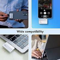 Vista 8 de Lexar SSD portátil Professional Go de 1 TB, compatible con Apple 4K 60fps ProRes, hasta 1050 MB/s, USB 3.2 Gen 2, resistente, IP65, ultracompacto