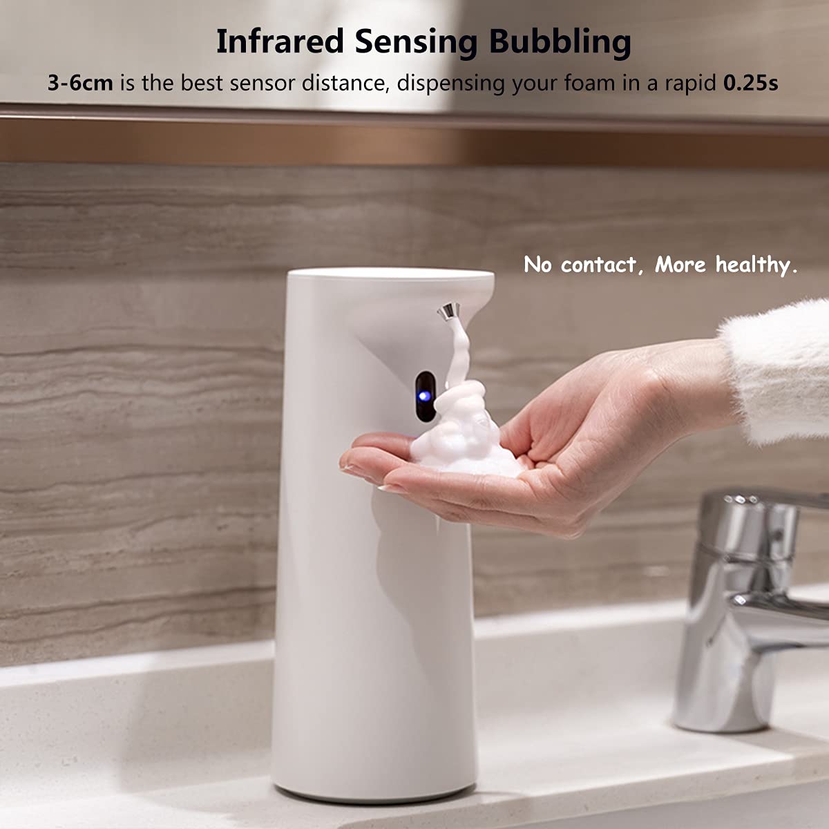 Amazon｜子供の自動石鹸ディスペンサー、非接触ハンドサニタイザー