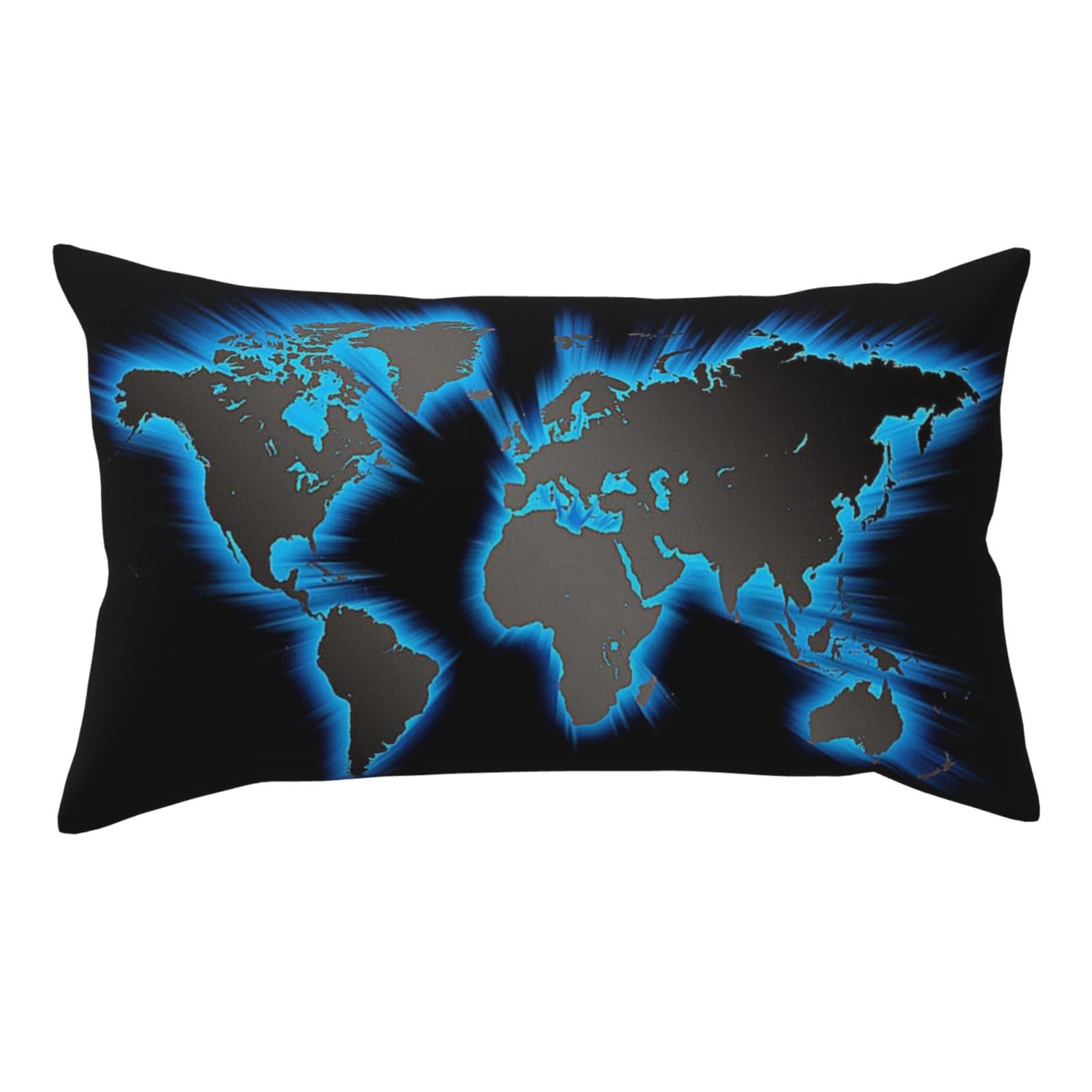 YFSGDLBN World Map printed Pillow Case 20x36in decorative pillowcase Cushion Cover