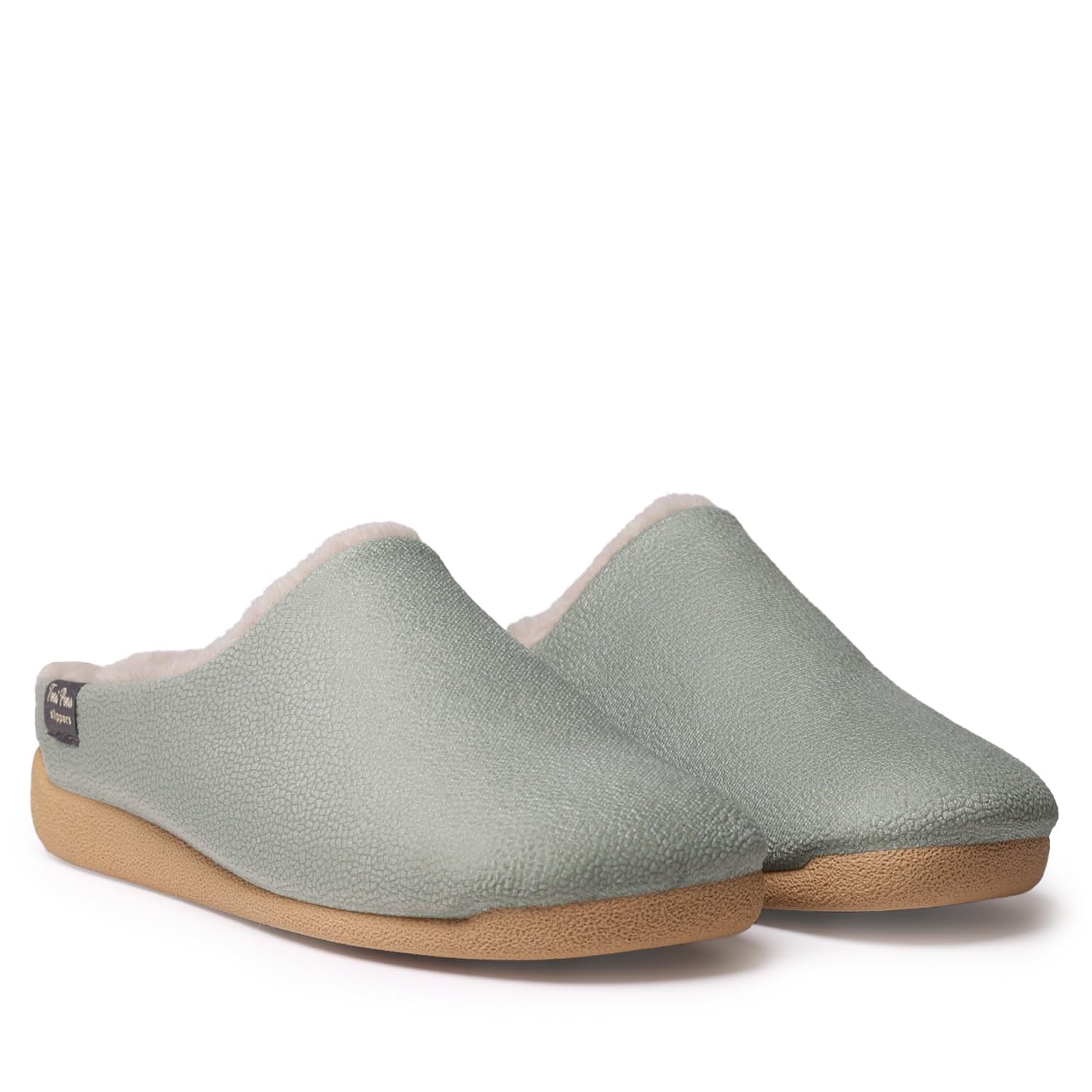 MOSUL-BD - Womens house slipper made of brown fabric