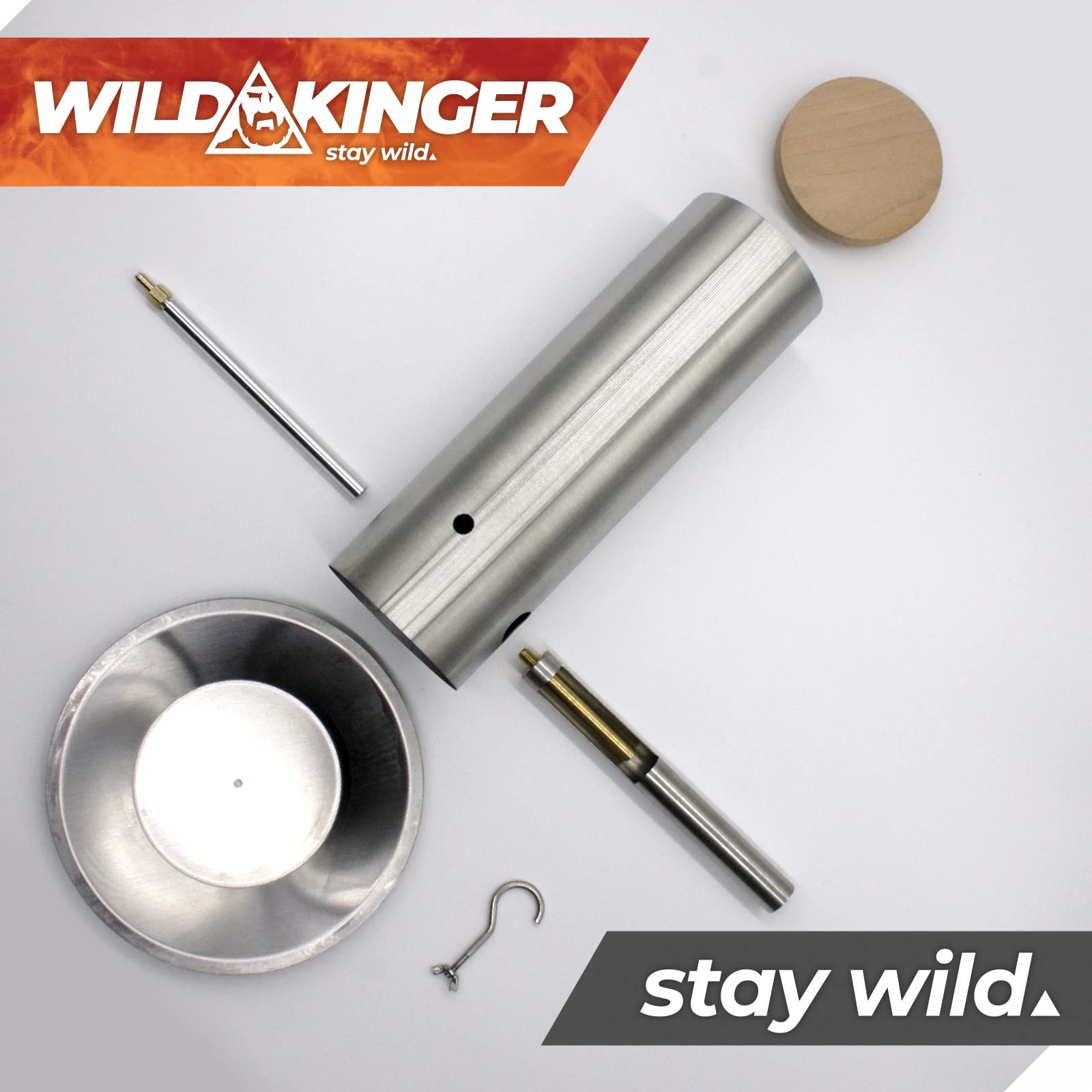 ZooPaul Wildkinger generator zimnego dymu ze stali nierdzewnej