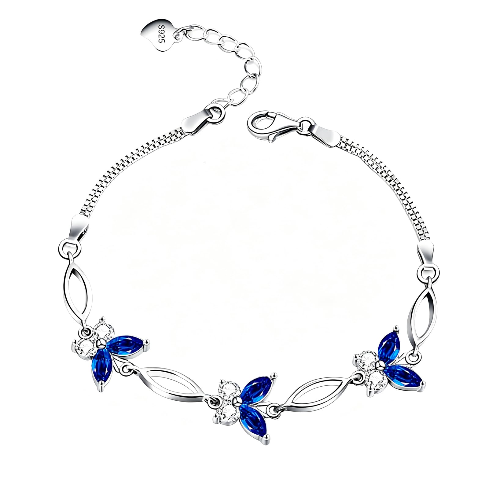 Sterling Silver Butterfly Bracelet