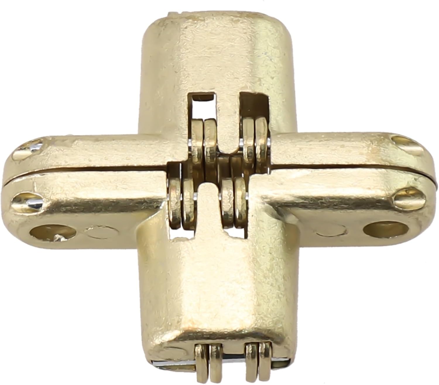 10 Pack Cabinet Push Button Latch with, Load Automatic Door Bolt Lock Home Furniture, White/Black/Brown(Golden 11x40MM)