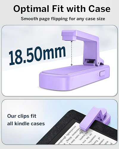 Miniatura 5 de Compatible con fundas Anillo giratorio de página con control remoto para Kindle Paperwhite Oasis Scribe Kobo eReaders, controles remotos de