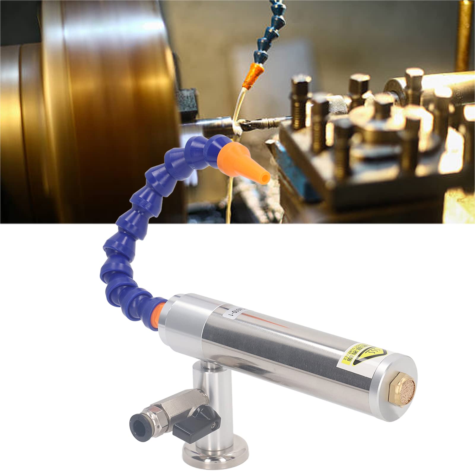 3PCS 6.9Bar Dry Cooling Gun Cold Air Aluminum Alloy Vortex Air Cooler for Metal Processing