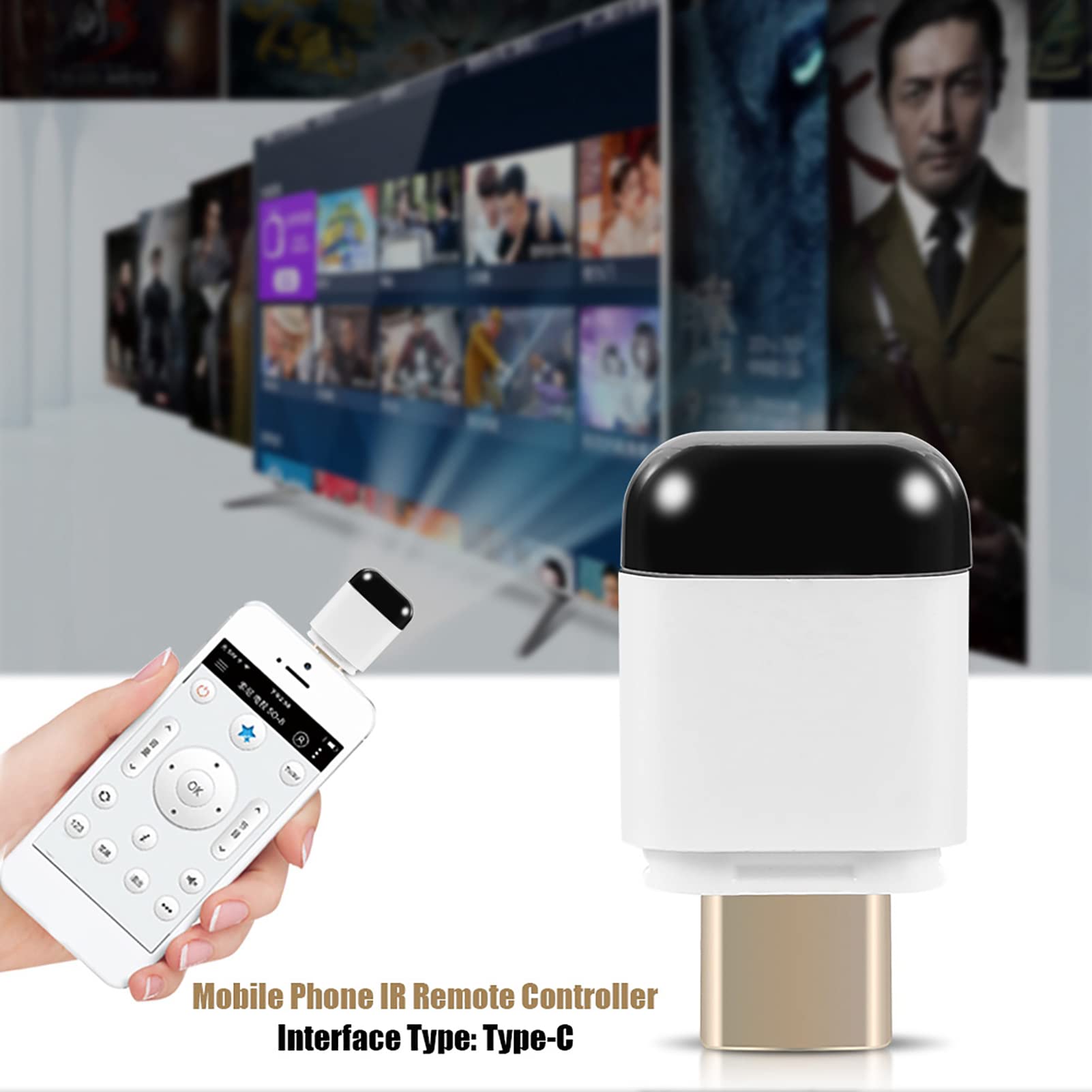 家電 Remote control for  appliances (A/C, TV, ...) with smartphone app Amazon.com: Smart IR Remote Control Adapter for Home Appliances