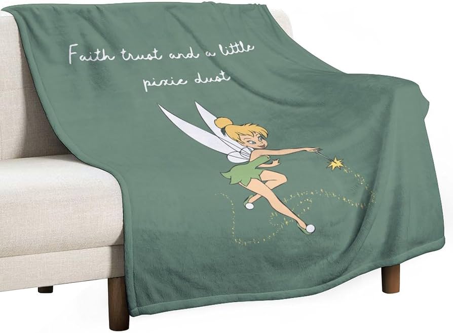 Amazon｜ティンカーベル 毛布 ブランケット 冬用 夏用 フランネル生地