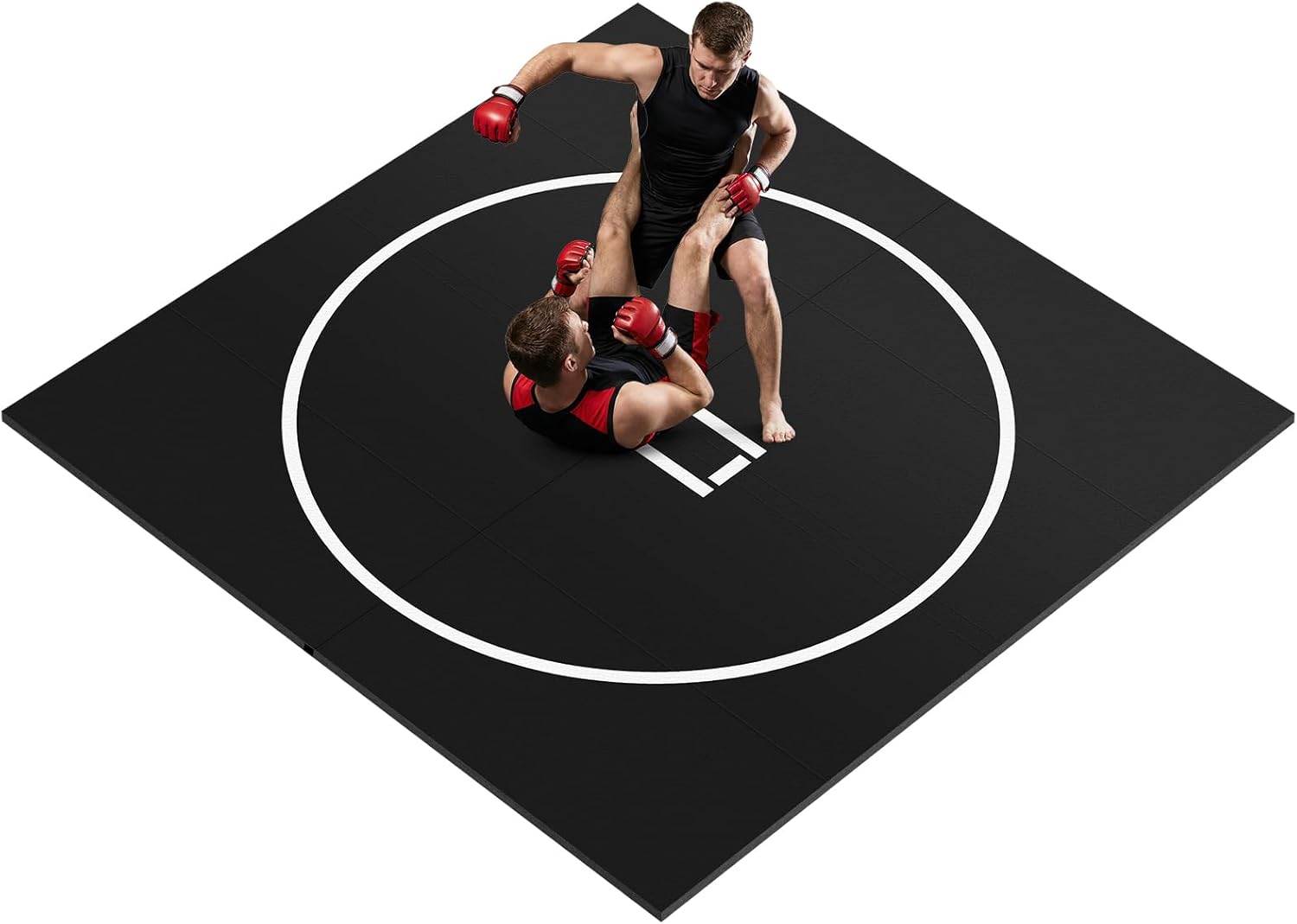 Generic 10ftx10ft Wrestling Jiu Jitsu Mats with 3cm Thickness Martial Arts Mats for Yoga BJJ MMA Grappling Judo Boxing Gymnastics