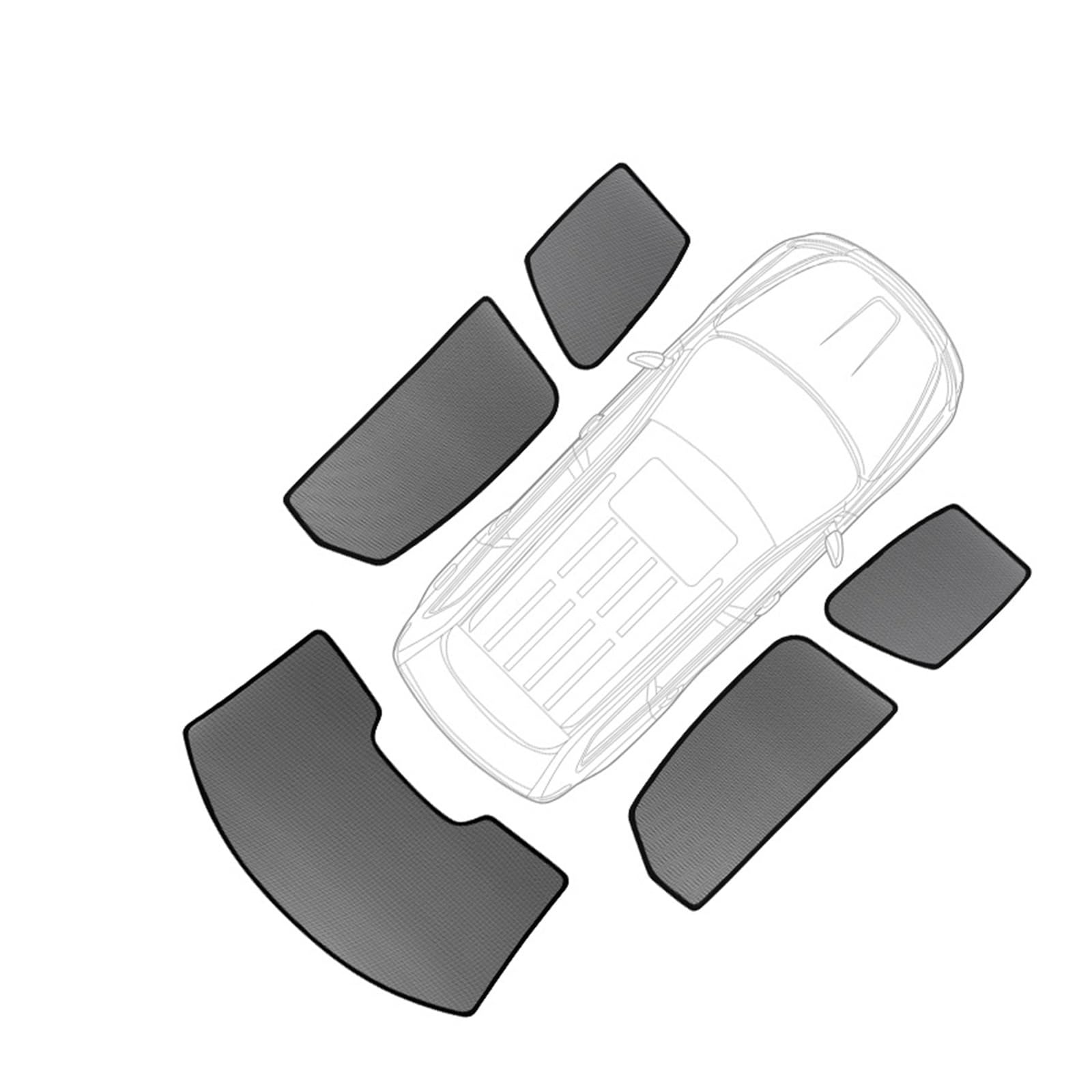 Kfz Outdoor Abdeckplane Für Nissan Für Patrol Y62 Für Nismo 15-24 Auto Vorhang Fenster Sonnenschutz Abdeckungen Magnetische Visier Solar Autoscheiben Sonnenschutz(5pc)