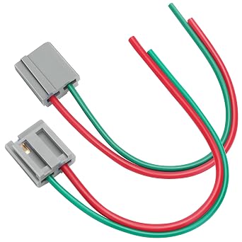 ovsor 2 Pack HEI Distributor Pigtail Wire Harness | 12 Volts Power Tachometer Connector Compatible with RV Chevy GM HEI 170072, High-Temperature Resistant