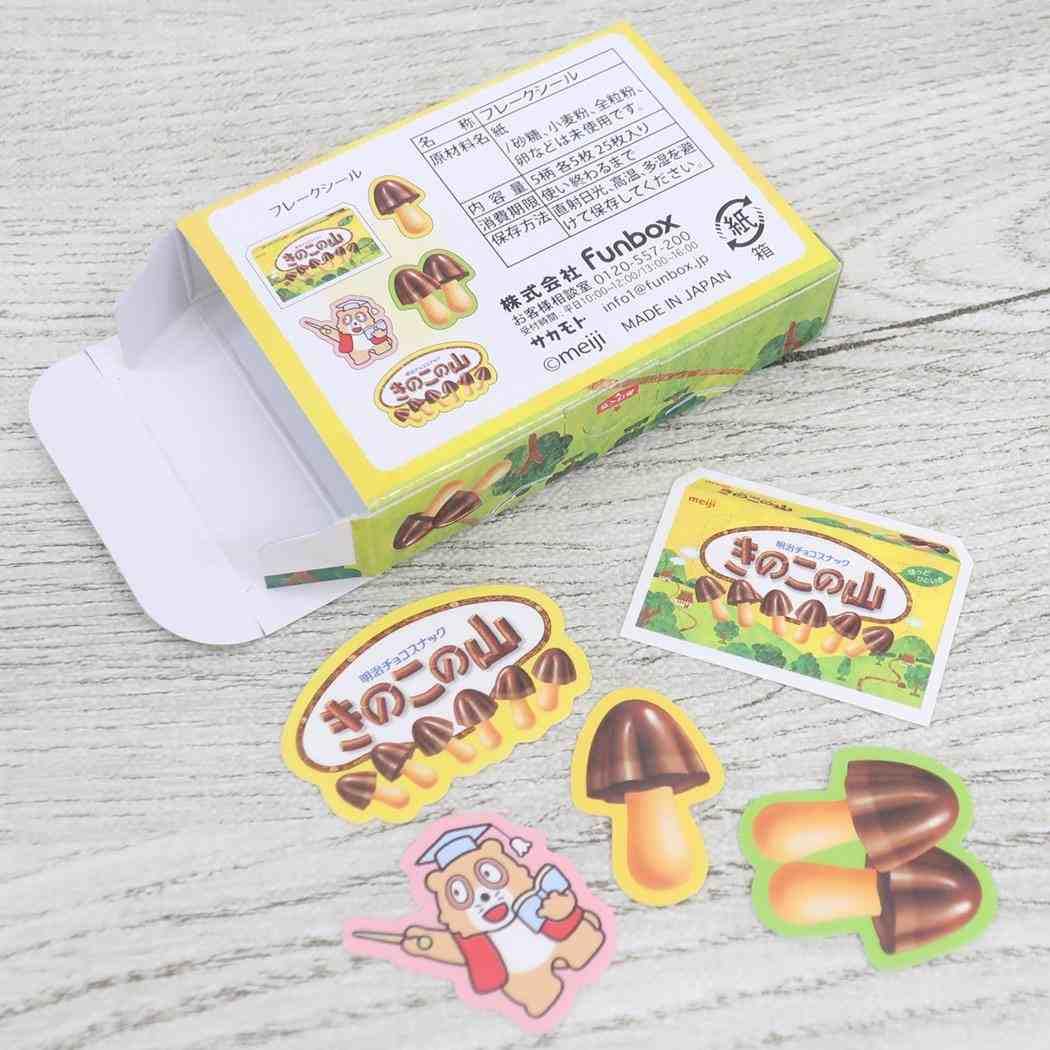 Amazon | funbox シール ボックス入りフレークシール きのこの山
