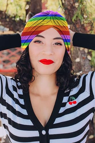 Miniatura 7 de 2 PCS Gay Pride Bandanas LGBTQ Rainbow Bandana Love is Love Headband Colorful Rainbow Burlap Bandana Pride Month Decorations