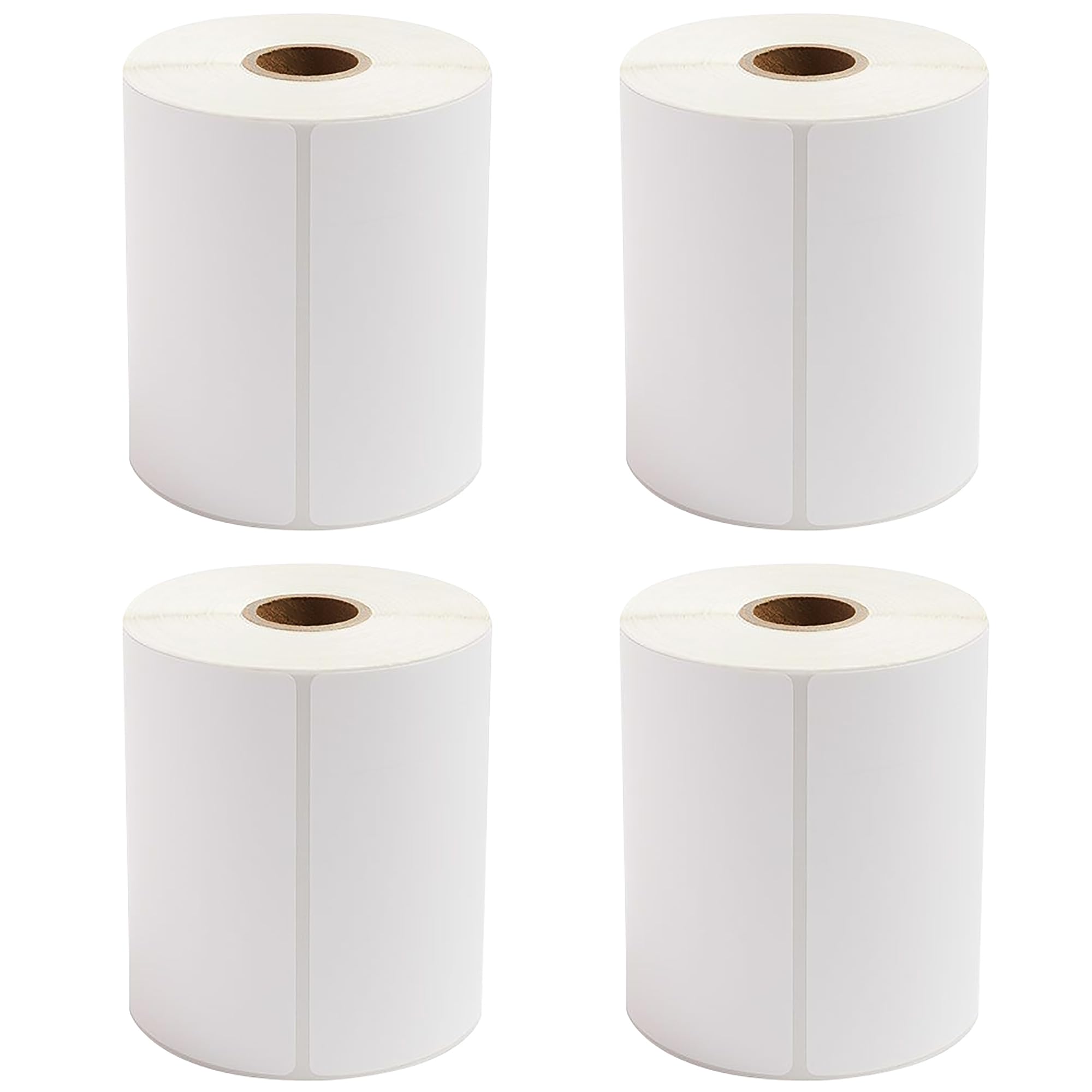 CEPRICO ENTERPRISE4”x 6” Direct Thermal Shipping Labels Compatible with Fanfold, Zebra and Thermal Printers | Excellent for UPS DHL FedEx USPS Shippings (4 Rolls | 1000 Labels)