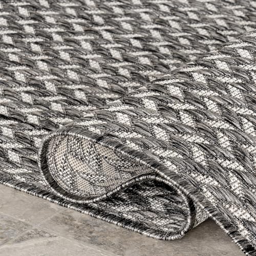 Tapete decorativo rectangular 8x10 pies gris claro miniatura 5