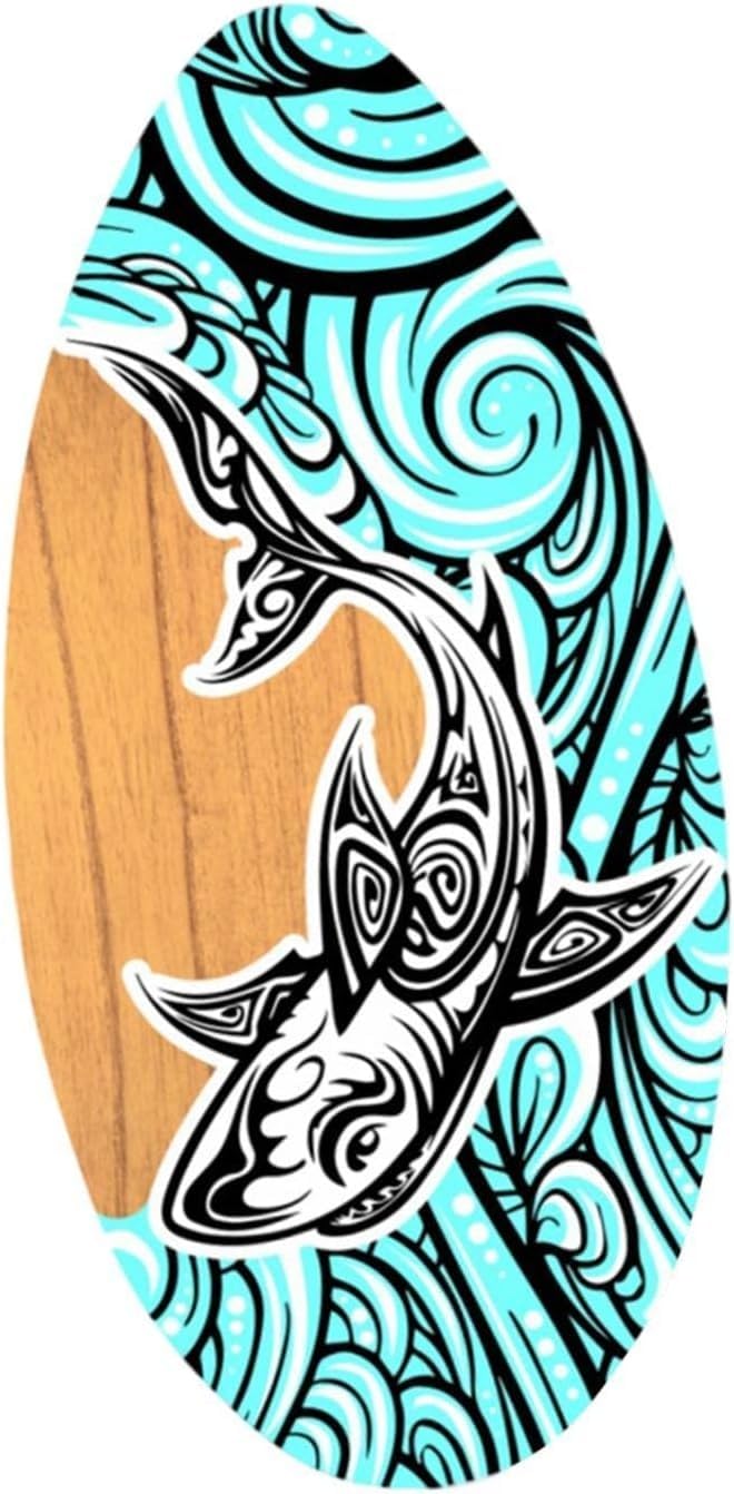 SIMPLETEK - Skimboard Tavola da Surf per Bambino 89 x 50 cm 680 grammi Spiaggia Gioco Bambini Sport Acqua Mare