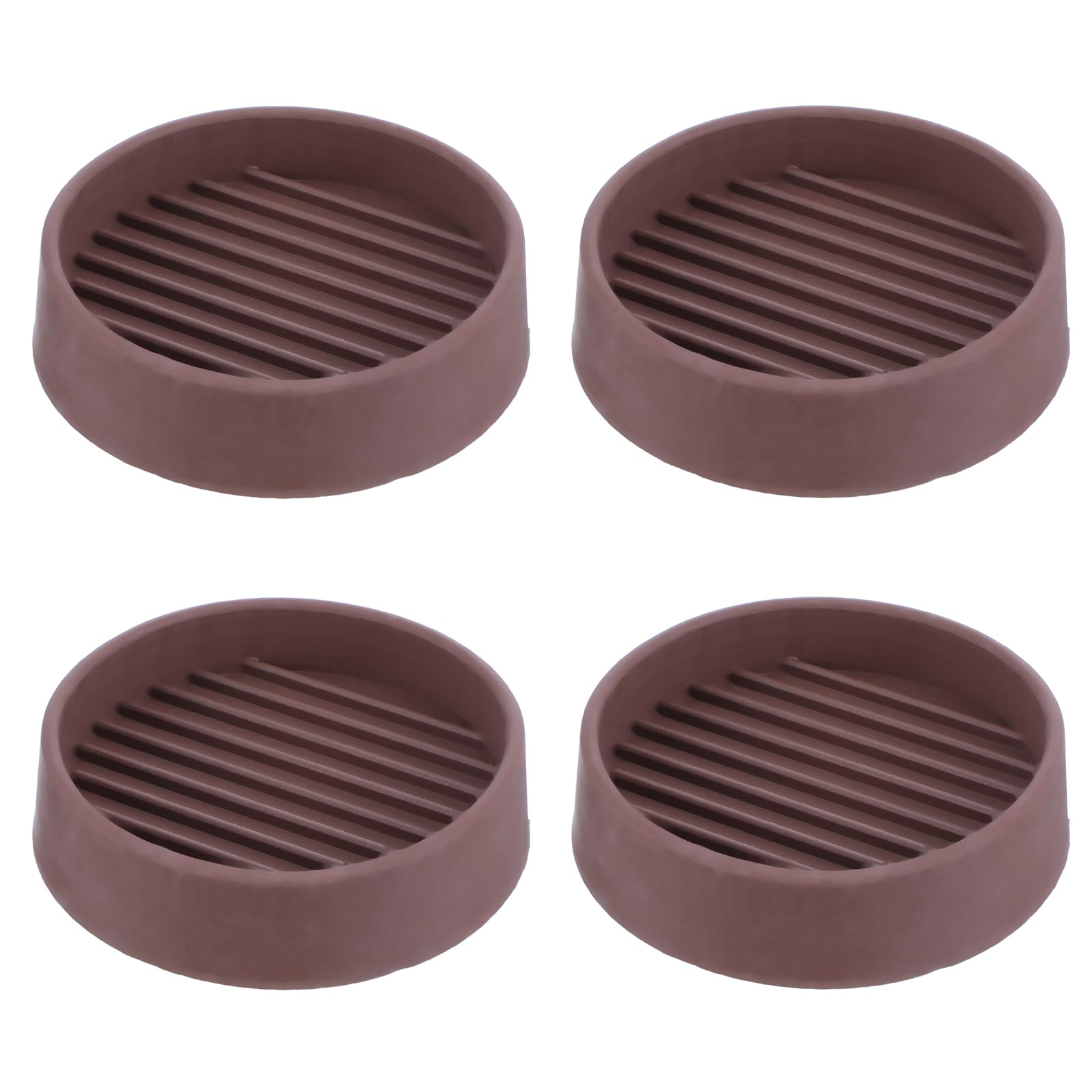 2x2" Furniture Caster Cups Round Rubber Furniture Pads