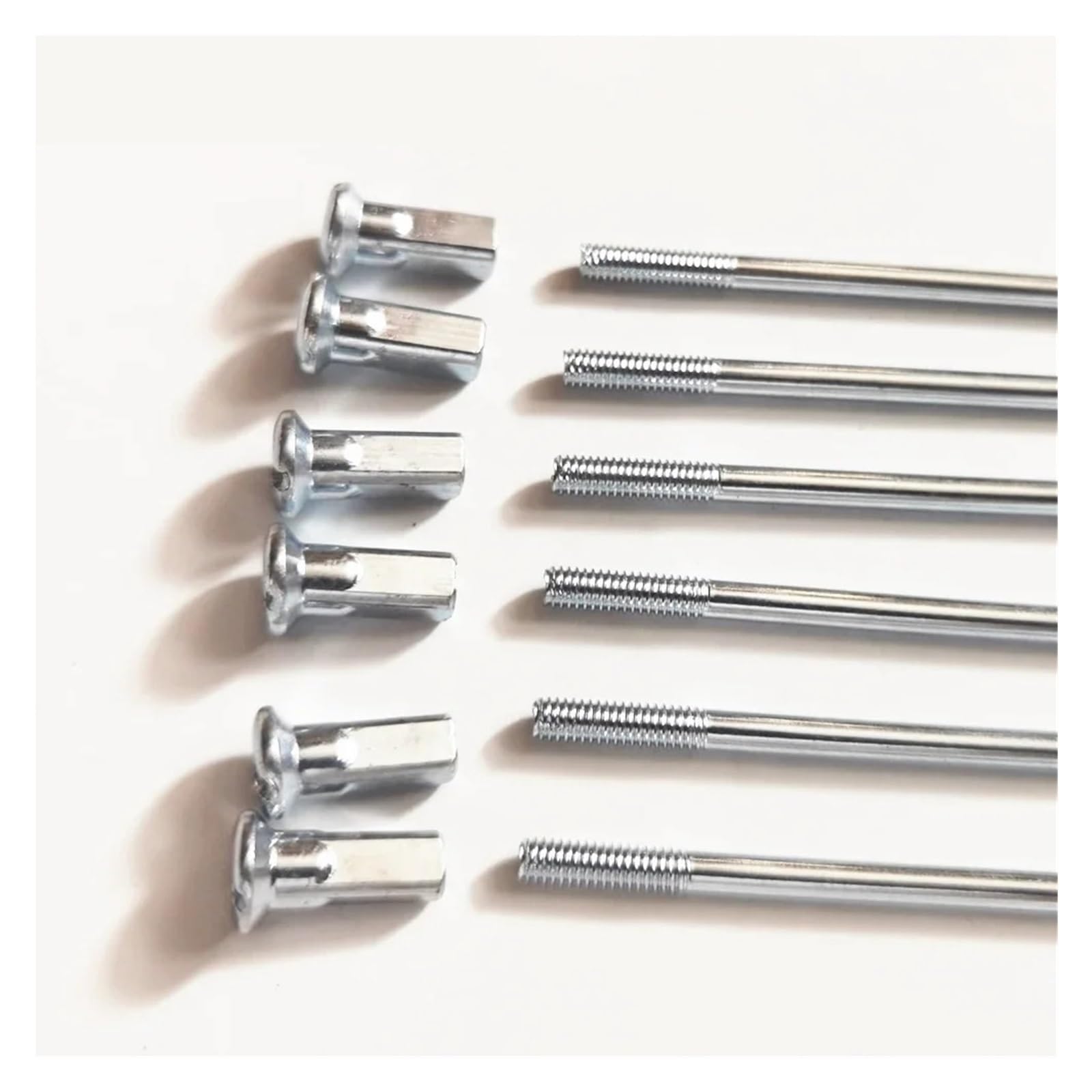 36 szt./partia 10G szprychy rowerowe elektryczne 3,18 mm - 65-225 mm długość 45 # stalowe szprychy motocyklowe z sutkami - zestaw naprawczy kół do dużych obciążeń (100 mm)