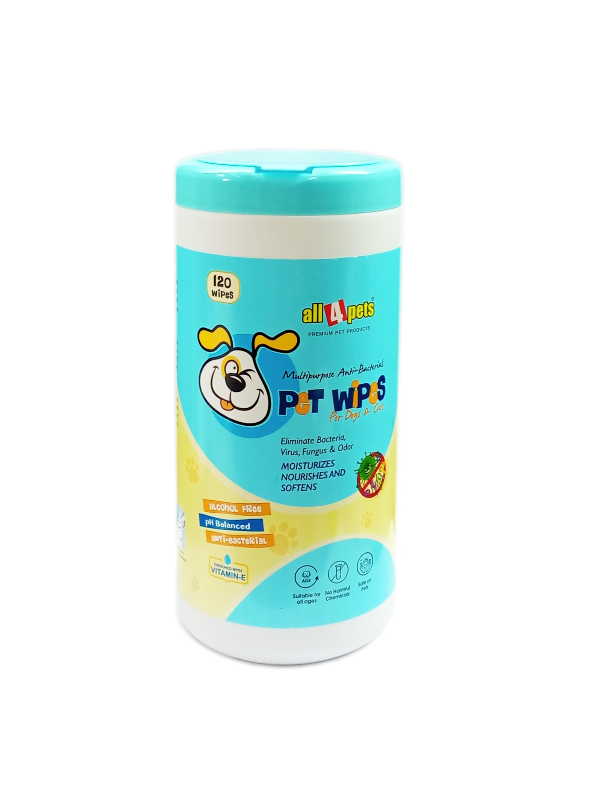 ALL4PETS PET Wipes Wet Wipes 120 NOS (B0CZ77HP69) Amazon Price History, Amazon Price Tracker