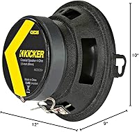 Vista 9 de KICKER 46CSC354 Serie CS CSC35 altavoces coaxiales de 3.5 pulgadas (89mm), 4 ohmios (par)
