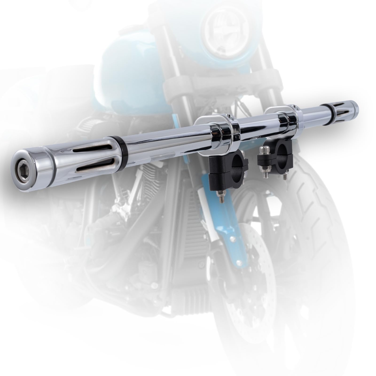 Crash Bar Engine Guard Highway Freeway Bar for Harley Touring Sports 883 softail dyna Street Bob Fat bob Breakout Low Rider V-Rod Deluxe (Chrome)