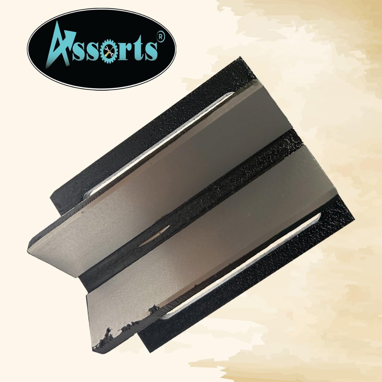 Caste Iron V Block Jig Fixture for Center Drilling on a Round Work-piece 2" Capacity