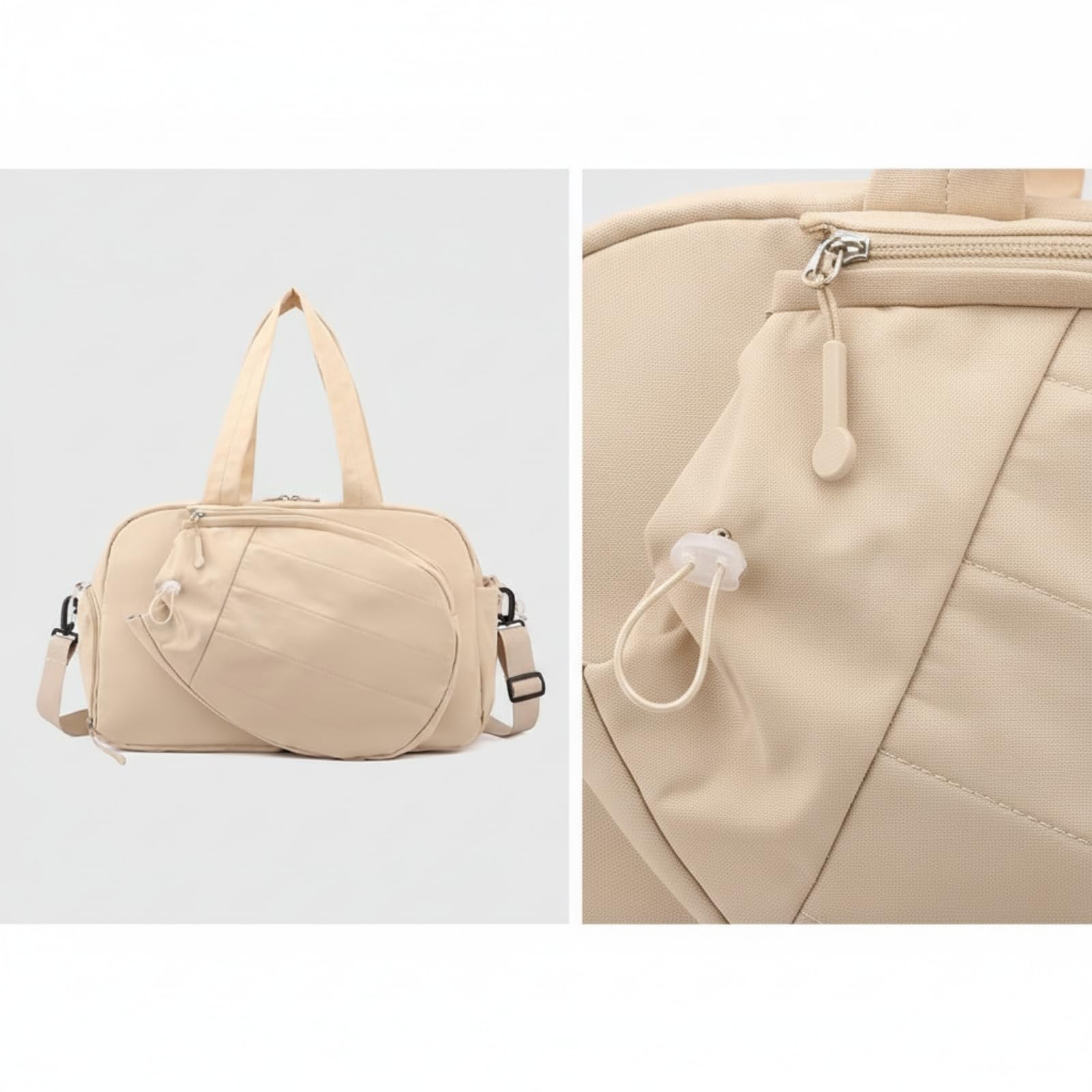 Borsa Duffel in Nylon Multifunzionale | Capacità 20-35 Litri, Comoda, Borsa Scomparto Espandibile, per Palestra, Viaggi Nel Fine Settimana,