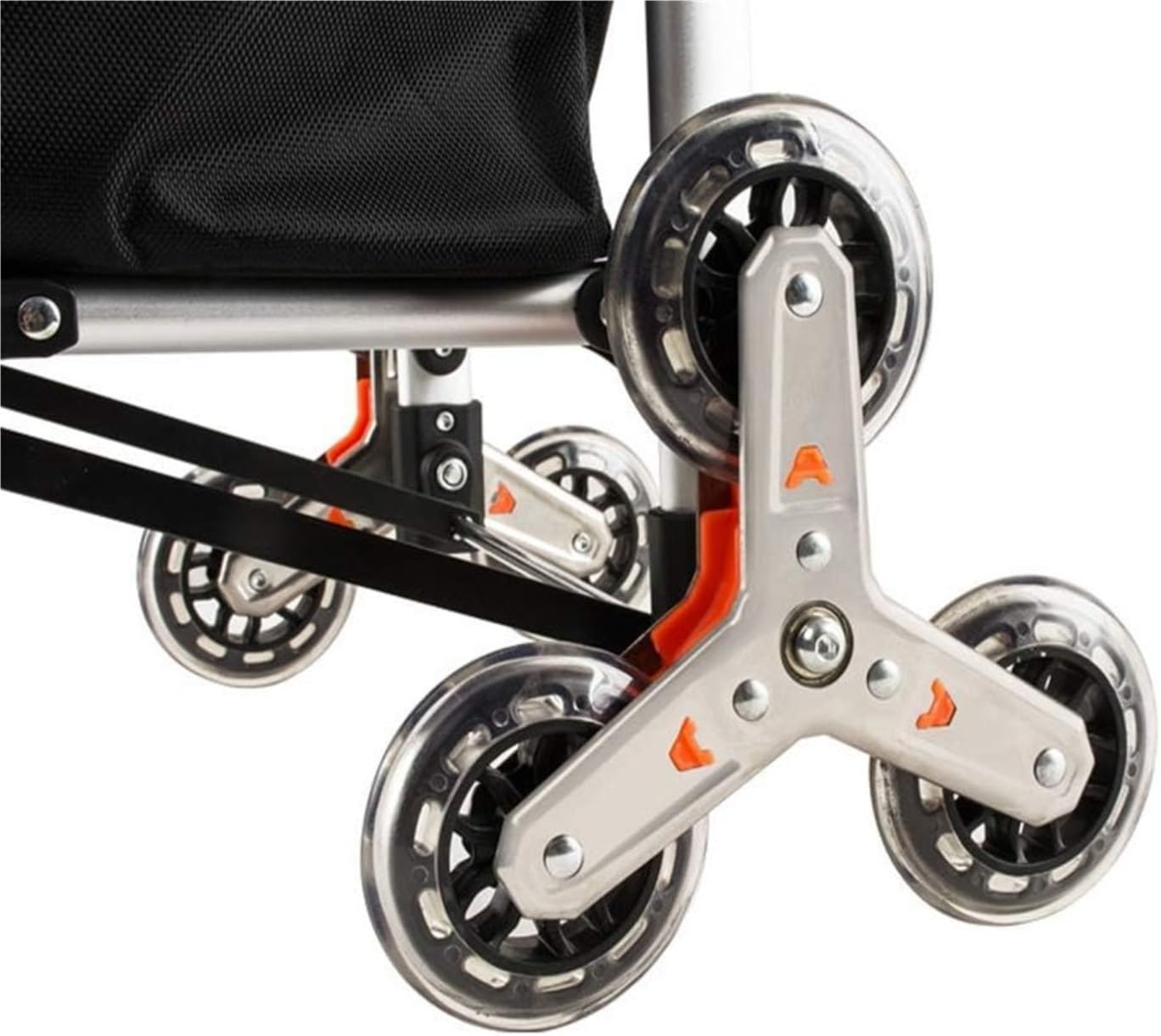 Einkaufstrolley Trolley Einkaufswagen, Einkaufswagen Für Lebensmittel, Wäscherei, Werkzeugwagen, Riemenscheibe, Abnehmbare Canvas-Tasche, Tragbarer, Zusammenklappbarer Einkaufswagen Einkaufstasche mit