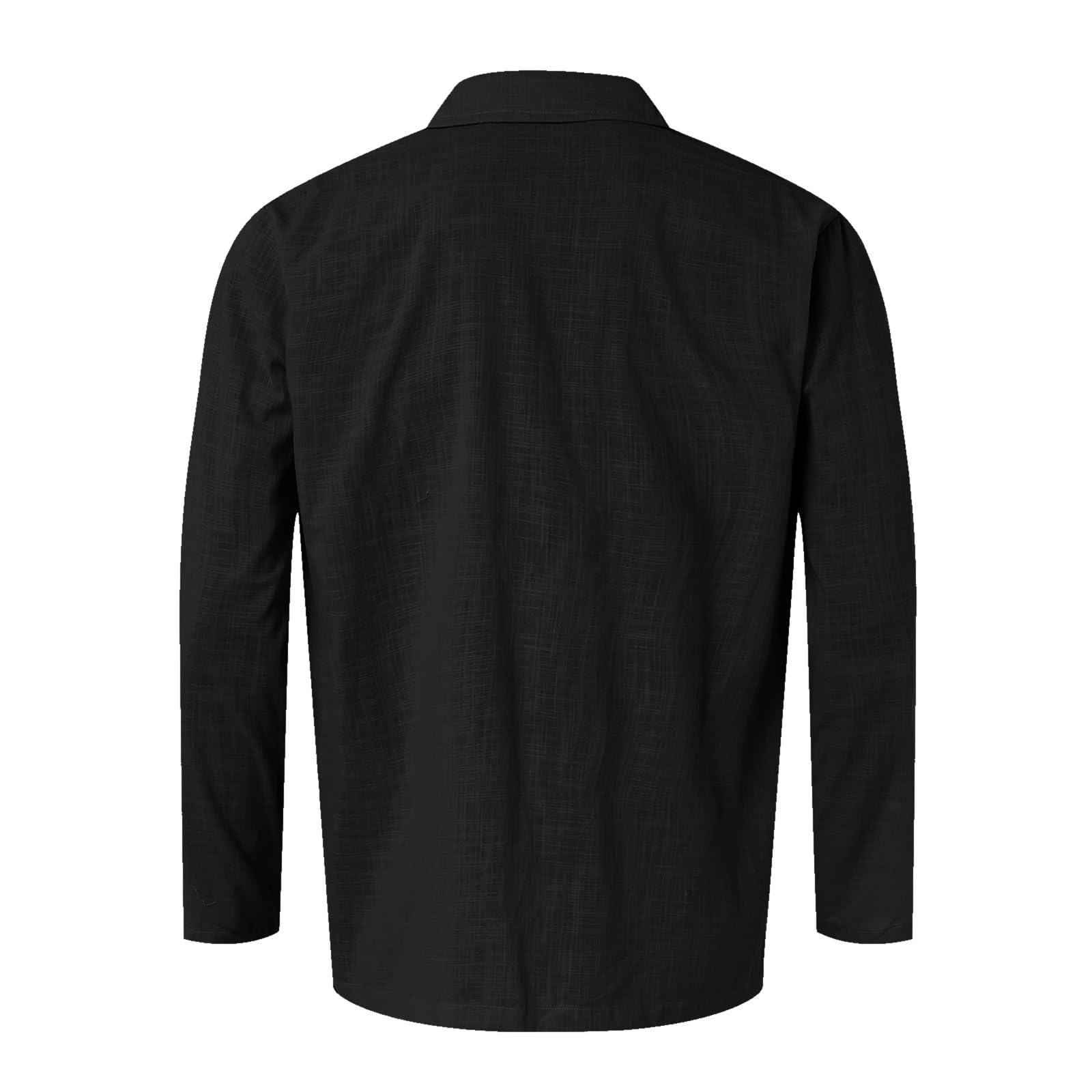 Blazer Hombre Verano Lino, Americana Hombre Casual Talla Grande Manga Larga Holgados Solapa Cazadora con Botones Color Sólido Moda Cómodo Blazer Lino Abrigo con Bolsillos para Uso Diario