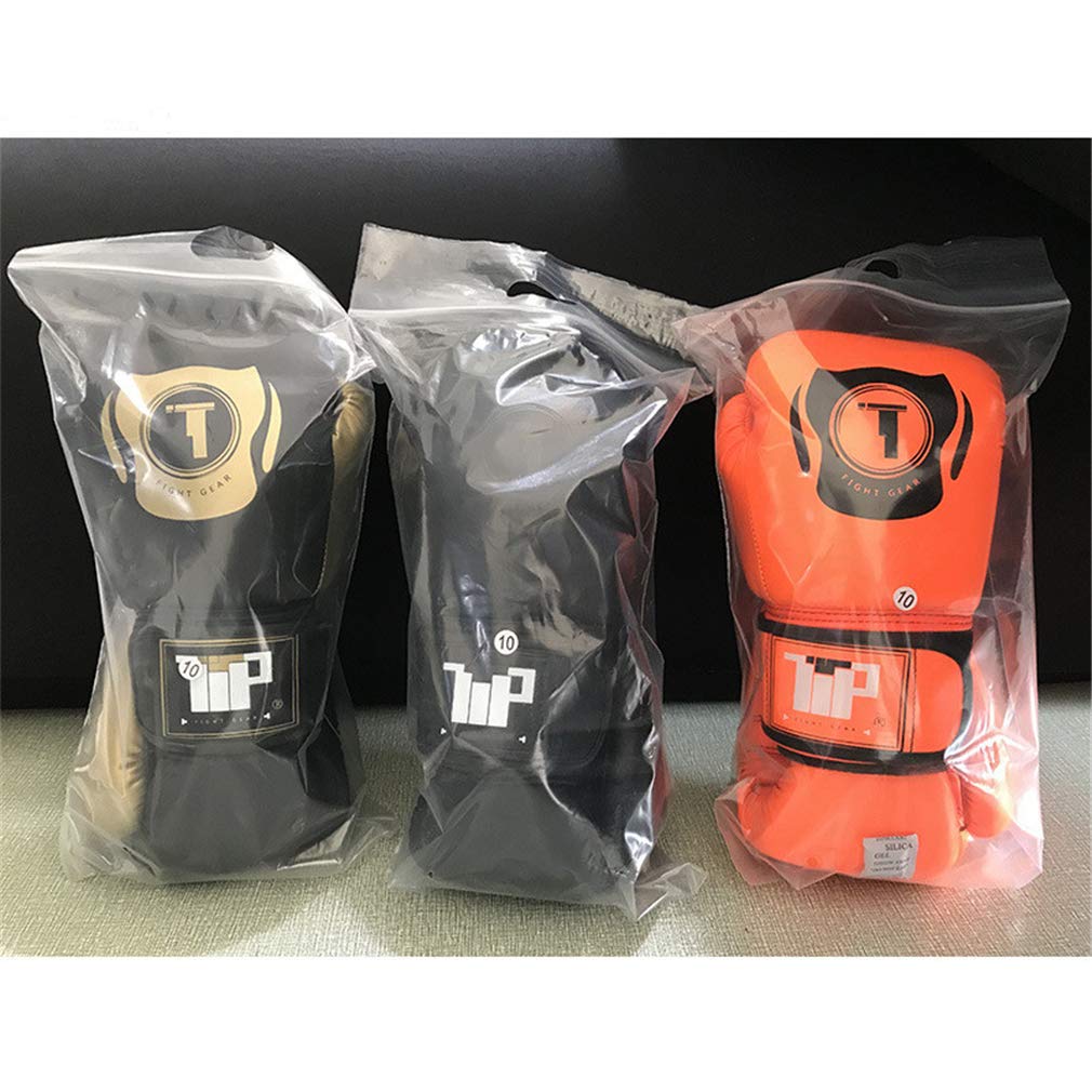 Guanti D'allenamento da Boxe, in Pelle Sintetica per Uomini E Donne per Sparring, Kickboxing, Lottare, Punch Bags, Double Ball velocità End (10 Once),d'oro,10oz
