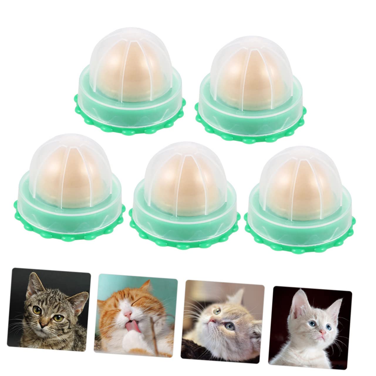 POPETPOP 20 STK Katze Süßigkeiten Lecken Lecken Spaß Katzen Auf Katzenminze Katze Leckerliball Katzenminze Süßigkeiten Leckerlis Für Gesunde Katzen Katzensnackzucker Weihnachten