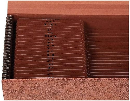 Miniatura 6 de Staples 595372 Archivos expandibles de servicio pesado tamaño carta A-Z índice con solapa cada uno