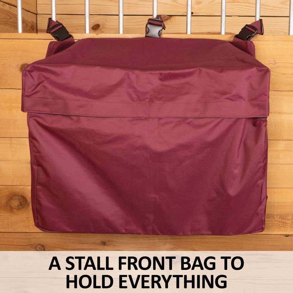 Schneiders Stall Front Large Horsewear Bag II | Durable 600D Polyester | Teflon Coated | Extra Large Capacity | Secure Fastening | Color Navy