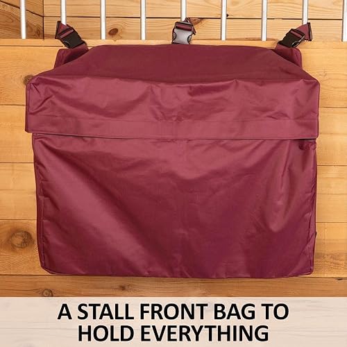 Miniatura 3 de Schneiders Stall Front Large Horsewear Bag II  Poliéster 600D duradero  Recubierto de teflón  Capacidad extra grande  Cierre seguro  Color morado