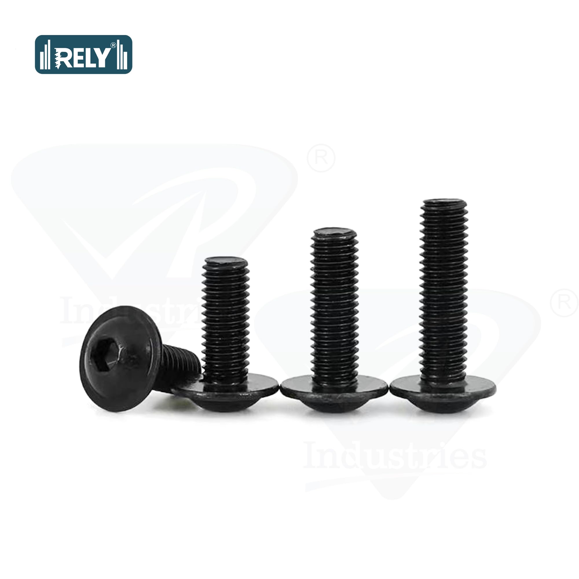 Rely®⇒VP INDUSTRIES (Pcs-25) M6x16 mm Allen Button Flange Head Screw | Allen Button Cap washer Head Screw with Allen Key 1 Pc - Image 4 thumbnail