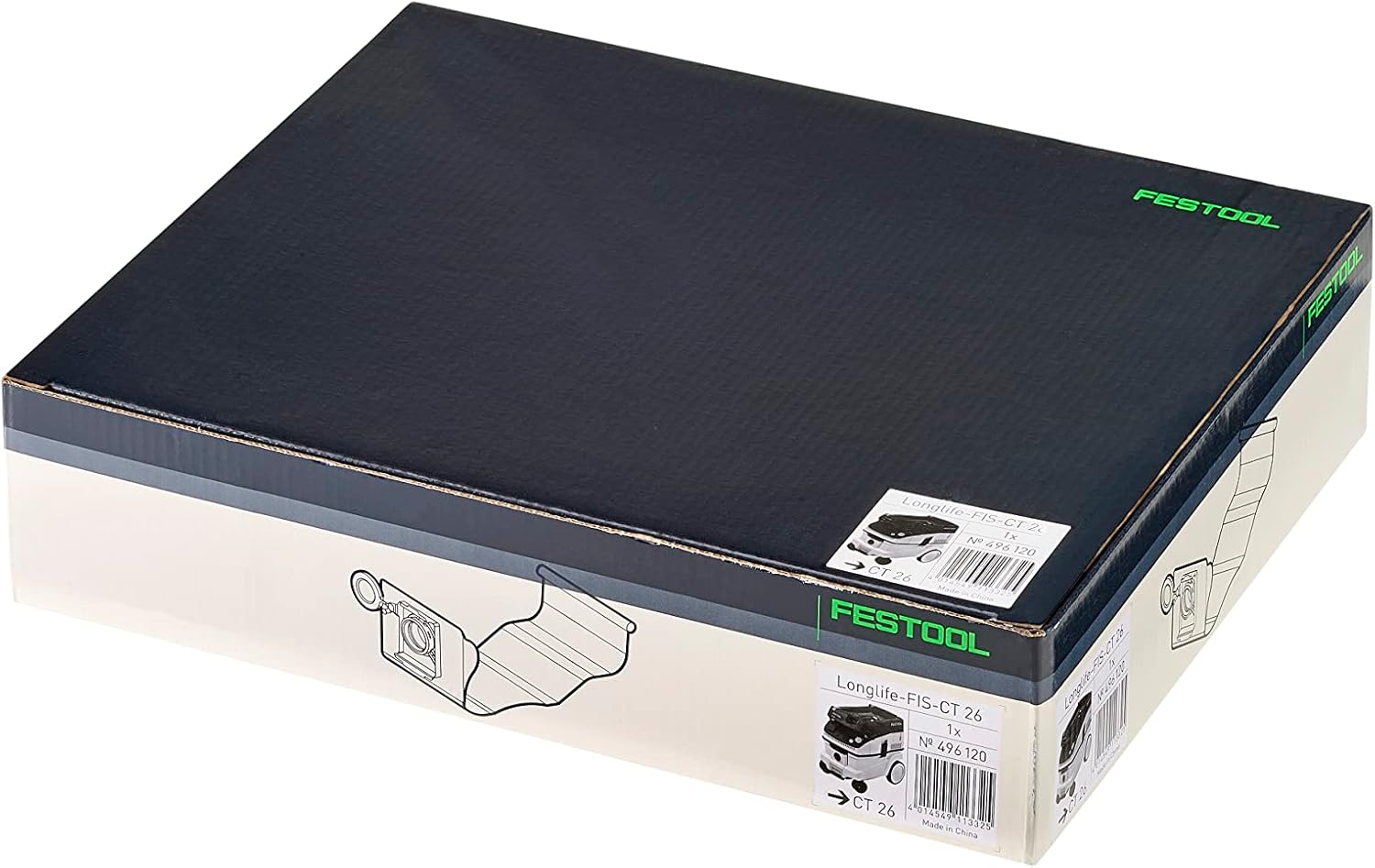 Festool 496120 Longlife Filter Bag Longlife for CT 26