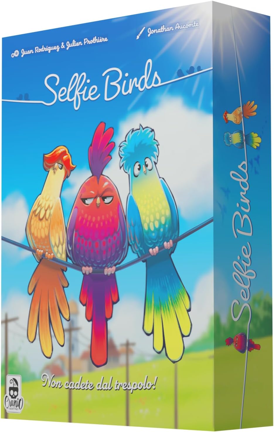 Cranio Creations - Selfie Birds, Birds on The Perch Chirping Among Them: Let's Take a Selfie! Italian Language Edition