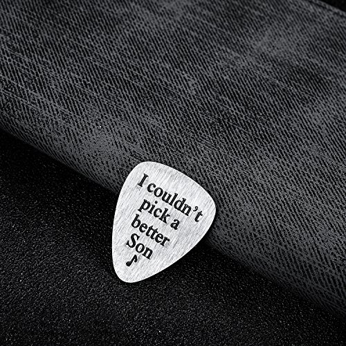 Bespmosp I NE Pourrait pas choisir un meilleur son fils médiator de guitare Mère Père anniversaire Graduation Cadeau… - Les Beatles, Paul McCartney, John Lennon, RIngo Starr, George Harrison Bespmosp I NE Pourrait pas choisir un meilleur son fils médiator de guitare Mère Père anniversaire Graduation Cadeau… – Image 3